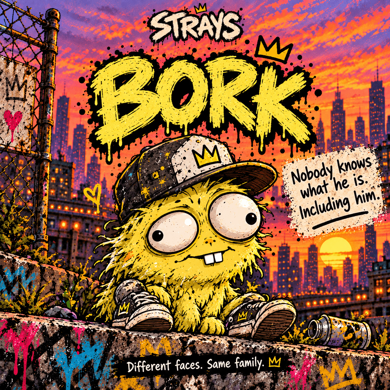 BORK: Nobody knows what he is, including him.